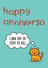 funny animals Anniversary Card 8529 created by Thirty Mussels