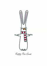 hoppy bunny Christmas Card 27358 created by Hoppy Bunnies