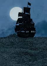 ship boat Card 26123 created by D J R Bennett