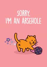 FUNNY ILLUSTRATION Sorry Card 8545 created by Thirty Mussels