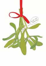 mistletoe kiss Christmas Card 34195 created by You've Got Pen On Your Face