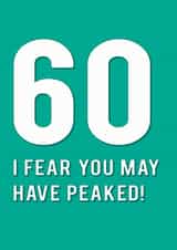 HUMOUR FUNNY Birthday Card 6575 created by Redback Cards