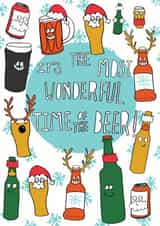 beer pun Christmas Card 1259 created by 2B Or Not 2B