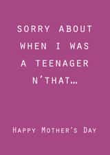 love sorry Mothers Day Card 32292 created by Phil Tessier