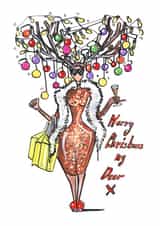 merrychristmasmydeer christmas Card 34417 created by Charlotte Posner