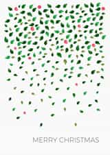 Marry Christmas Holly Leaves created by Tiny Steps