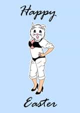 easter bunny Card 34465 created by Interrobang Art