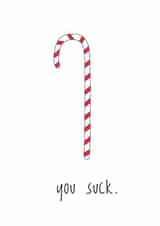 Cheeky Funny Christmas Card 29920 created by Lou La La