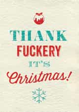 Xmas Festive Christmas Card 34487 created by Brainbox Candy