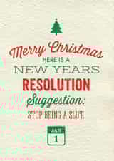 Adult Merry Christmas Card 34488 created by Brainbox Candy