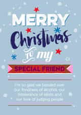 friend happy Christmas Card 5088 created by Silly Prints