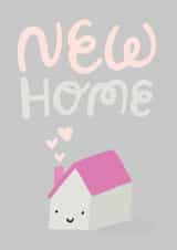 Illustration Lettering New Home Card 10992 created by Lisa Greener