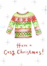 jumper cosy Christmas Card 10984 created by Elodie Bee Designs
