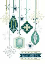 season greetings Christmas Card 11998 created by Gill Eggleston