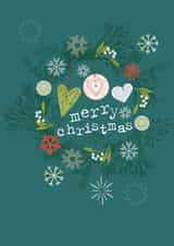 Adult Contemporary Christmas Card 34288 created by Gill Eggleston
