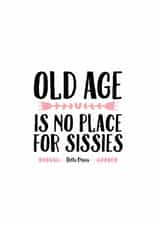 Classic Birthday Card - For Her - Bette Davis Quote created by thunderpeep