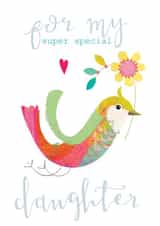 daughter card - daughter - bird - pretty and sentimental created by Kali Stileman