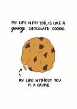 cookie chocolate Valentines Day Card 34652 created by Megg Hems