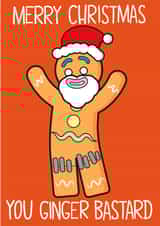 Ginger Adult Christmas Card 12220 created by John Wood