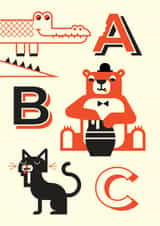 ABC baby Card 28260 created by Tom Langton