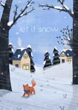 it let Christmas Card 1224 created by Megan Higgins