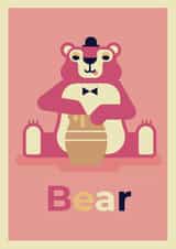 bear birthday Card 28264 created by Tom Langton