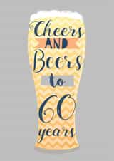 60 Male Birthday Card 10286 created by Paper Yay