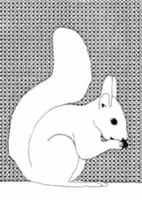 squirrel animal Card 35134 created by Kate Priestman Art