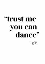 gin funny Birthday Card 12401 created by Little Print Paper Co