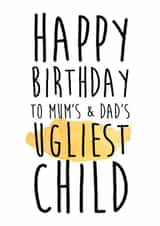 SISTER BROTHER Birthday Card 12403 created by LOVE PAPER RAINBOW