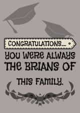 Male Female Graduation Card 12325 created by Nicky Bennett