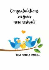 Adoption LGBT New Baby Card 12330 created by Philippa H