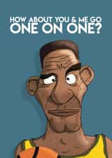 basketball valentines Card 35167 created by DengalsDoodles