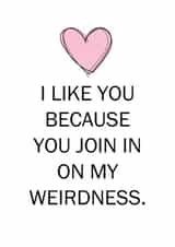 love like Valentines Day Card 35358 created by Bunny