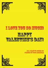 Male Female Valentines Day Card 35365 created by yourmum cards