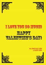 rude blow Valentines Day Card 35367 created by yourmum cards
