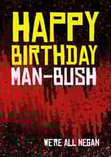 zombie series Birthday Card 32024 created by Fantastical Cards