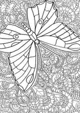 butterfly insect Card 35158 created by Rebecca Sørensen