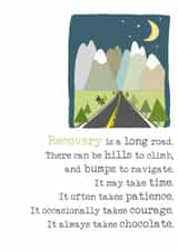 Recovery is a long road created by Dandelion Stationery