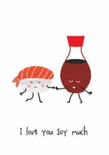 love funny Valentines Day Card 4193 created by Ink & Ocean