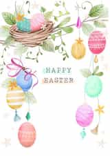 eggs bird Easter Card 12461 created by Victoria Nelson