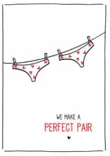 perfect pair Valentines Day Card 35460 created by Cloud 9 Design