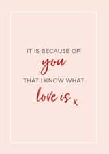 love romance Valentines Day Card 7686 created by Poppy Lane