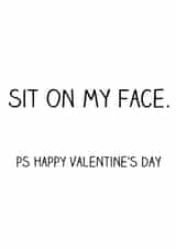 rude crude Valentines Day Card 4970 created by Offhand Cards