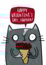 cat kitten Valentines Day Card 6215 created by Lucy Maggie Designs