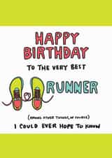 Happy Birthday Runner Card created by Angela Chick