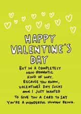 Completely Non-Romantic Valentine's Day Card created by Angela Chick