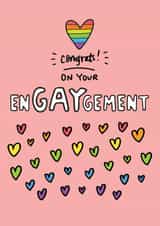 Engaygement Gay Engagement Card created by Angela Chick