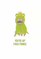 frog prince Valentines Day Card 28244 created by Leanne Parkinson