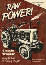 Farm Tractor Birthday Card 2297 created by Rocket68